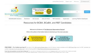 Behavior Development Solutions. - Resources for BCBA, BCaBA, and ...