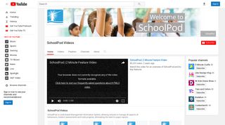SchoolPod Videos - YouTube