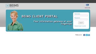 BEIMS Client Portal > Login