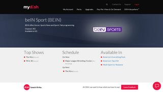 beIN Sport (BEIN) on DISH | MyDISH Station Details