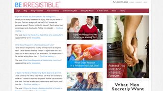 Be Irresistible | Support on relationships, datings and romance