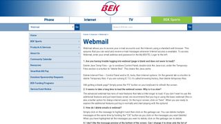 - BEK Communications - Webmail