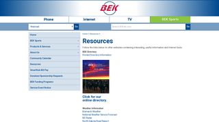 BEK Communications - From online phone directories to weather links ...