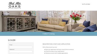 Login to Bel Air Oaks to track your account | Bel Air Oaks - RENTCafe