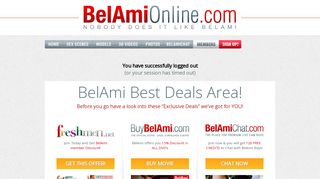 Club BelAmi Member Log-in