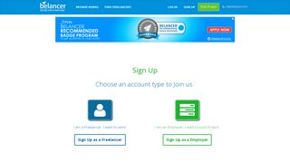 User Registration | Belancer