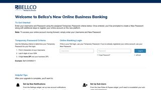 Bellco Business Banking Login | Bellco Credit Union