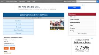 Belco Community Credit Union - Harrisburg, PA - Credit Unions Online