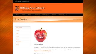 Belding Area Schools – Food Service