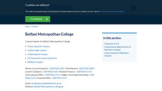 Belfast Metropolitan College | nidirect