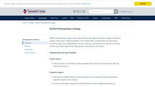 Belfast Metropolitan College - Complete University Guide