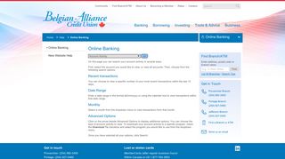 Online Banking - Belgian-Alliance Credit Union