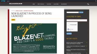 Belhaven.Now | New BlazeNet in Process of Being Launched