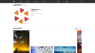 BeLive.tv on the App Store - iTunes - Apple