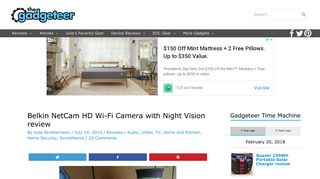 Belkin NetCam HD Wi-Fi Camera with Night Vision review – The ...