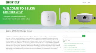 Basics Of Belkin Range Setup - Belkin.setup | Belkin range extender ...