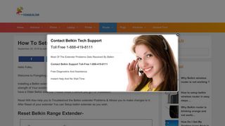 How to setup or reset the Belkin range extender | Setup belkin extender