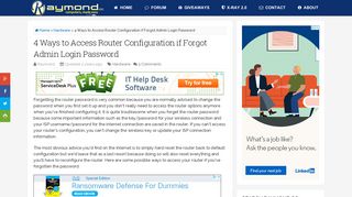 4 Ways to Access Router Configuration if Forgot Admin Login ...