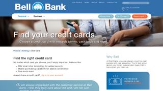 Visa and American Express Credit Cards - Bell Bank