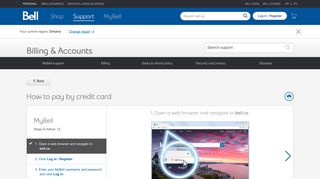 How to pay by credit card - Bell support - Bell Canada