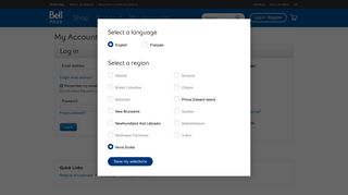 Bell Aliant For Your Home - My Account - Bell Canada