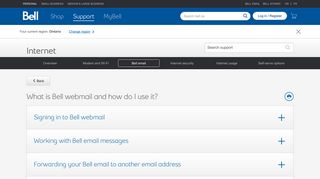 How to use other features in Bell Mail : Setting up Block and Allow lists
