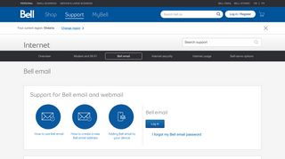 Webmail from Bell Internet and Bell Mail Suite - support and help