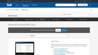 Bell Mail from Bell Internet - support, help and tips