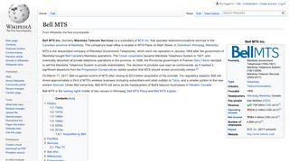 Bell MTS - Wikipedia