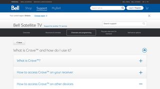 What is CraveTV™ and how do I use it? : How to access ... - Bell support