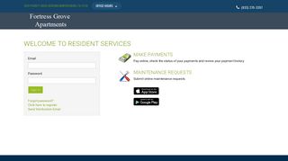 Login to Fortress Grove Apartments Resident Services | Fortress ...