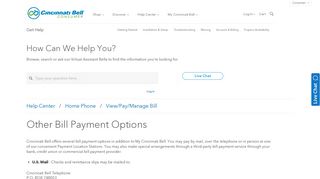 Other Bill Payment Options - Cincinnati Bell