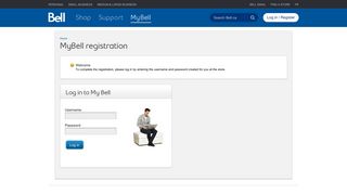 MyBell Registration - Bell Canada