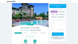 Bell Summit at Flatirons - Apartments for rent