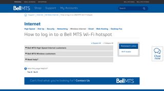 How to log in to a Bell MTS Wi-Fi hotspot | MTS