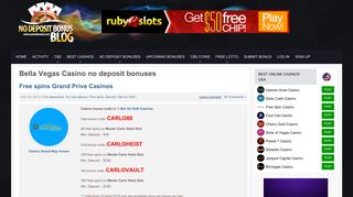 Bella Vegas Casino no deposit bonus codes - No deposit bonuses