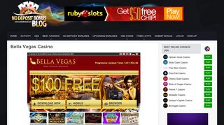 Bella Vegas Casino - No deposit bonus Blog