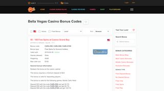 Bella Vegas Casino Bonus Codes - thebigfreechiplist