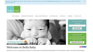 Purchase Your Photos | Bella Baby Photography