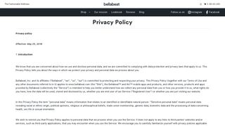 Privacy Policy – Bellabeat