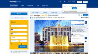 Bellagio Las Vegas Hotel, NV - Booking.com
