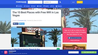 The 15 Best Places with Free Wifi in Las Vegas - Foursquare