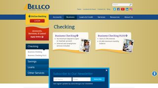 Business Checking Accounts | Bellco FCU | Wyomissing, PA - Sinking ...