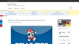 Belle Tire Credit Card Login | Application | Customer Service - Credit ...