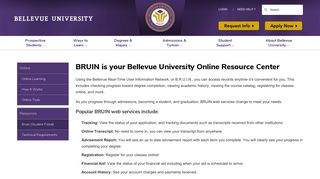 BRUIN is your Bellevue University Online Resource Center | Bellevue ...