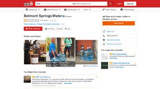 Belmont Springs Water - Water Delivery - Bridgewater, MA - Phone ...