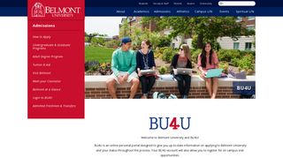 BU4U Home - Belmont University | Belmont University | Nashville, TN