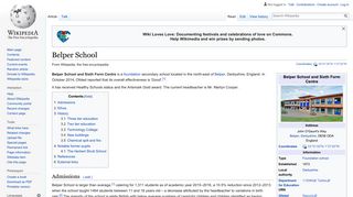 Belper School - Wikipedia
