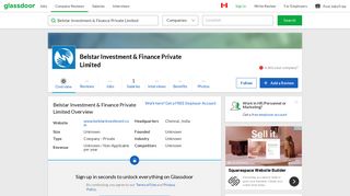 Working at Belstar Investment & Finance Private Limited | Glassdoor.ca