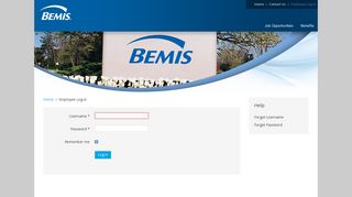 Employee Log-In - Bemis Manufacturing Company!